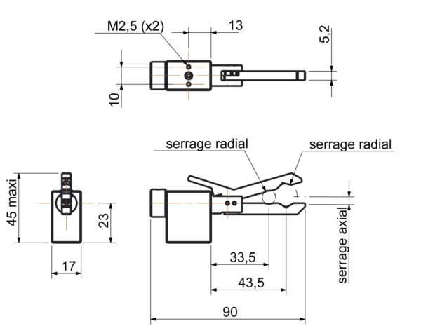 Pinces Orientables – Image 2